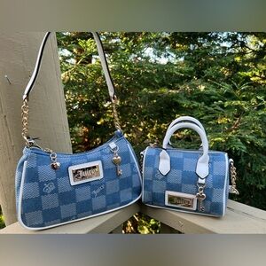 JUICY COUTURE Denim Miss Independent BAG SET